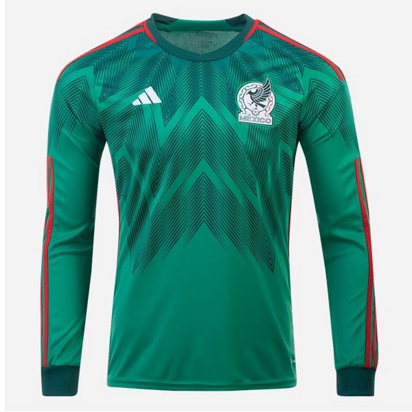 Authentic Camiseta México 1ª ML 2022-2023 Azul